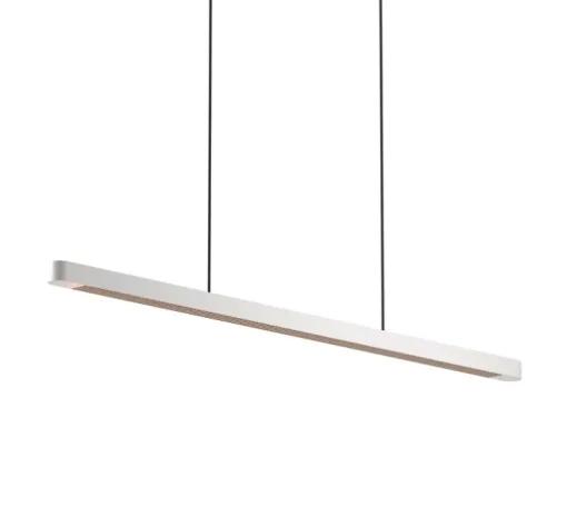 Suspension monte et baisse, Team, sable, LED, dim, 4000K, 10700 lm, L137cm, H4cm - GRAU