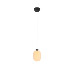 Suspension*GRAU Suspension monte et baisse, Sun, , LED, dim, 2700K, 815 lm, Ø17,6cm, H28,5cm - noir mat