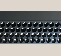 Suspension monte et baisse, Team, noir, LED, dim, 4000K, 10700 lm, L137cm, H4cm - GRAU