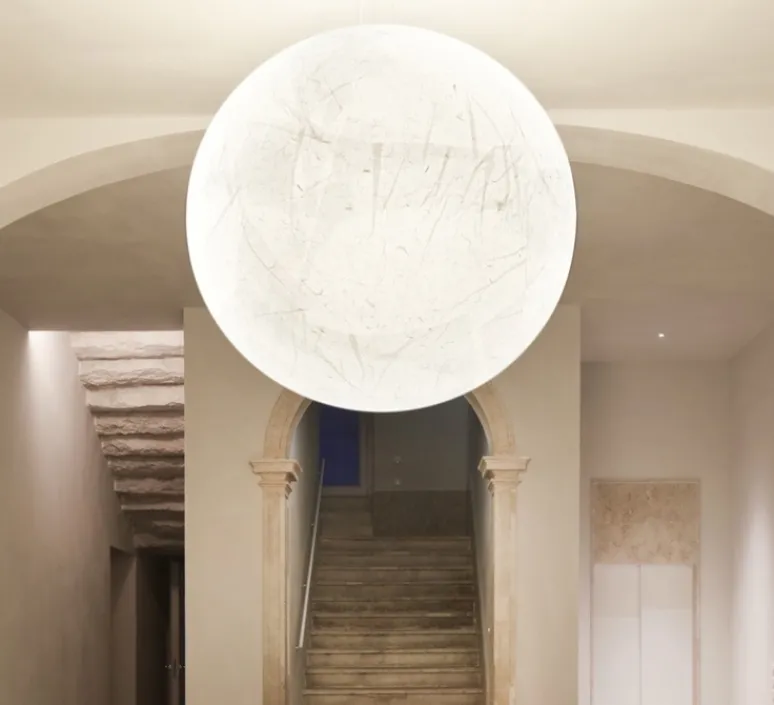 Suspension*Davide Groppi Suspension, Moon 120, , Ø120cm, H120cm - blanc