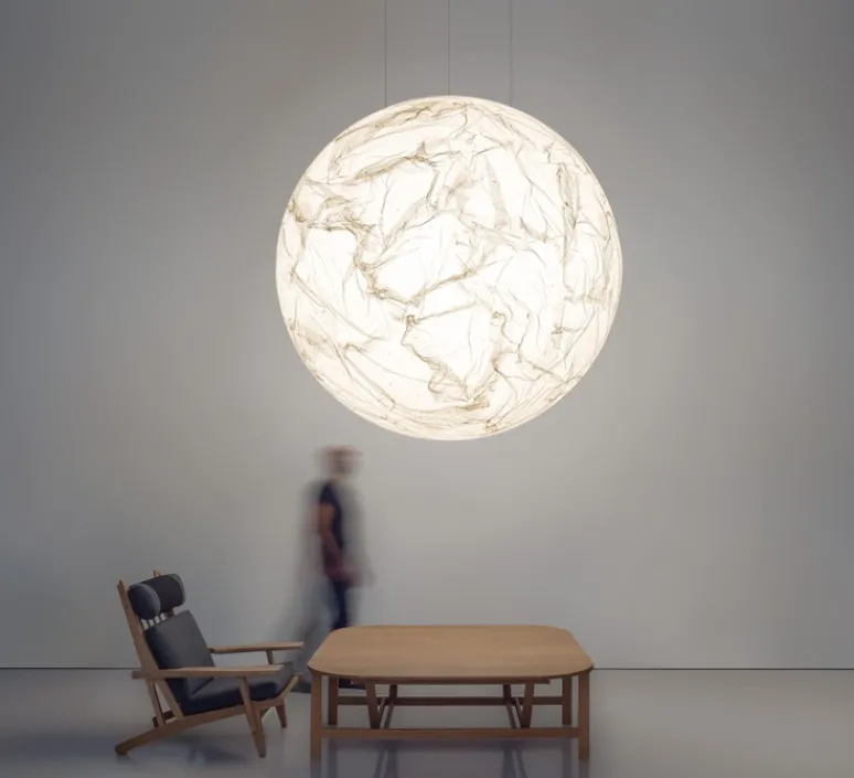 Suspension*Davide Groppi Suspension, Moon 120, , Ø120cm, H120cm - blanc