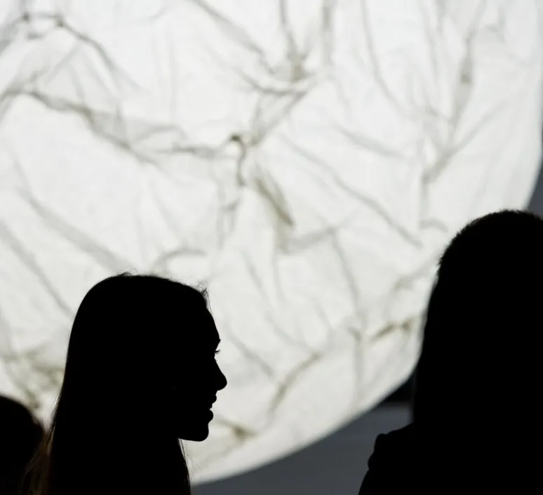 Suspension*Davide Groppi Suspension, Moon 120, , Ø120cm, H120cm - blanc