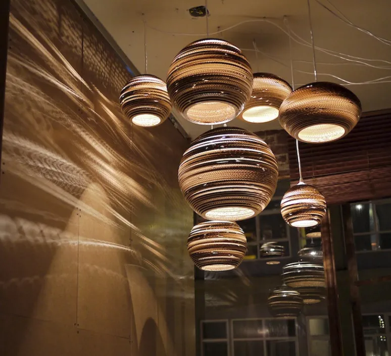 Suspension*Graypants Suspension, Moon 24, , Ø61cm, H54cm - naturel