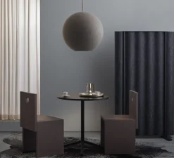 Suspension, Moon, beige, LED, dim, 2700K, 900 lm, Ø55cm, H55cm - Abstracta