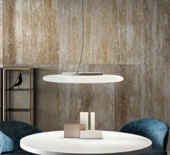 Suspension, Moon, blanc, IP23, LED, 3000K, 3250 lm, Ø70cm, H12cm - Alma light