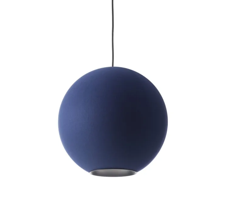 Suspension, Moon, bleu foncé, LED, dim, 2700K, 900 lm, Ø55cm, H55cm - Abstracta