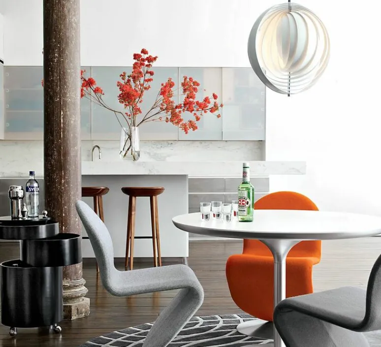 Suspension*Verpan Suspension, Moon small, , Ø34cm, H34cm - blanc