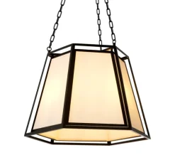 Suspension*Eichholtz Suspension, Moreno, , L60cm, H120,5cm - noir, blanc cassé