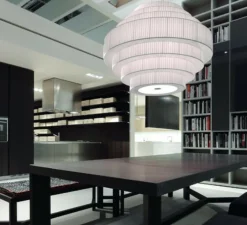 Suspension*Bover Suspension, Mos 03, , Ø120cm, H92cm - blanc