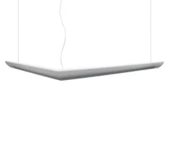Suspension*Artemide Suspension, Mouette Asymmetric, , IP40, LED, 3000K, 8186lm, L195cm, H15cm - blanc