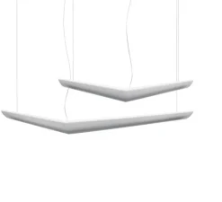 Suspension, Mouette Symmetric, blanc, IP40, LED, 3000K, 6107lm, L135cm, H15cm - Artemide