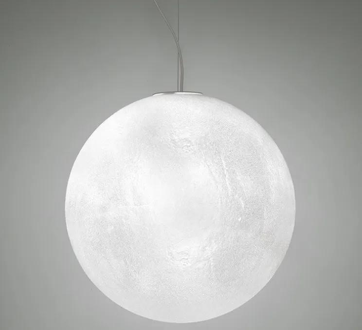 Suspension, Murano 50, blanc, Ø50cm, H50cm - Slide