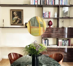 Suspension, Myra, or, LED, 3000K, 350 lm, Ø40cm, H3cm - BACCARIS