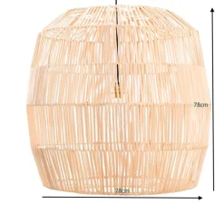 Suspension*Ay Illuminate Suspension, Nama 5, , Ø78cm, H78cm - naturel