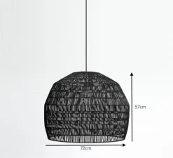 Suspension, Nama 3, noir, Ø72cm, H57cm - Ay Illuminate