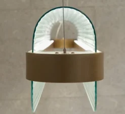 Suspension, NAMI, laiton, LED, L150cm, H23cm, 4800lm, 2700K - KDLN