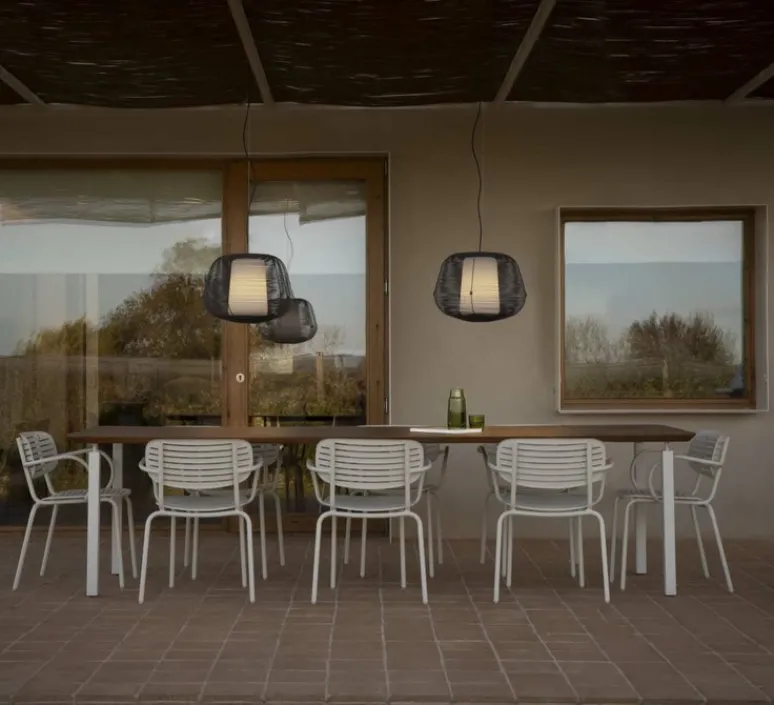 Suspension*Faro Suspension, Nara, , IP65, Ø46cm, H35cm - noir