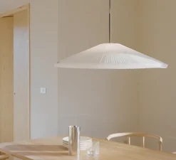 Suspension*New Works Suspension, Nebra L, , IP22, LED, 2700K, Ø90cm, H37,5cm - blanc