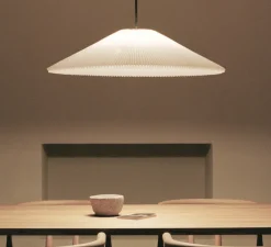 Suspension*New Works Suspension, Nebra L, , IP22, LED, 2700K, Ø90cm, H37,5cm - blanc