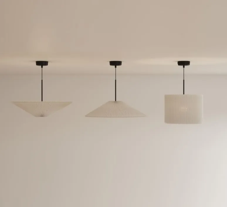 Suspension*New Works Suspension, Nebra L, , IP22, LED, 2700K, Ø90cm, H37,5cm - blanc