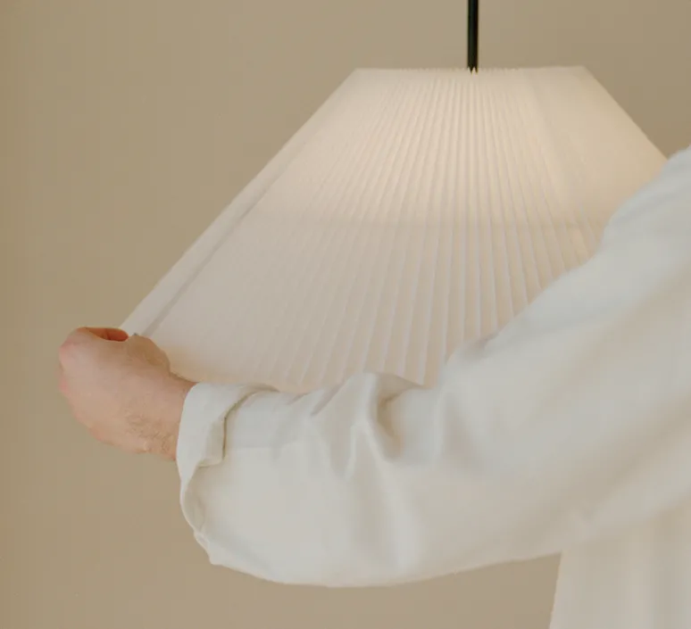 Suspension*New Works Suspension, Nebra S, , IP22, LED, 2700K, Ø75cm, H30cm - blanc