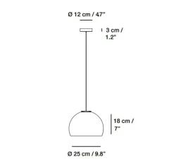 Suspension*Carpyen Suspension, Neil 25, albâtre, câble or et rosace or satiné, LED, 2700K, 910lm, Ø25cm, H18cm - blanc et or