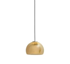 Suspension*Carpyen Suspension, Neil 11, albâtre, câble noir et rosace nickel mat, LED, 2700K, 654lm, Ø11cm, H7,2cm - blanc et nickel