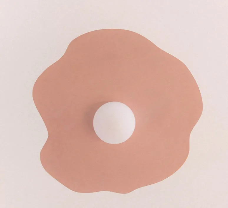 Enfants|Suspension*Little Anana Suspension, Nenuphar grand, peinture laquée , Ø78cm, H1,5cm - rose pâle