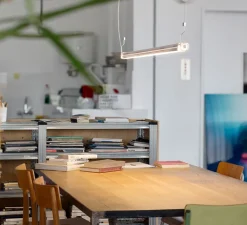 Suspension*Marset Suspension, Neon de Luz, , LED, 3000K, 3020lm, L124,5cm, H5cm - aluminium, non variable