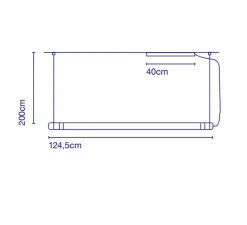 Suspension*Marset Suspension, Neon de Luz, , LED, 3000K, 3020lm, L124,5cm, H5cm - aluminium, non variable