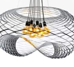 Suspension, Net big 3, noir, Ø100cm, H40cm - Zava