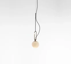 Suspension, NH 14, laiton, Ø14cm, H32,5cm, LED, 3000K - Artemide