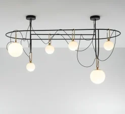 Suspension, Nh S5 Elliptic, noir, L169cm, H98cm - Artemide