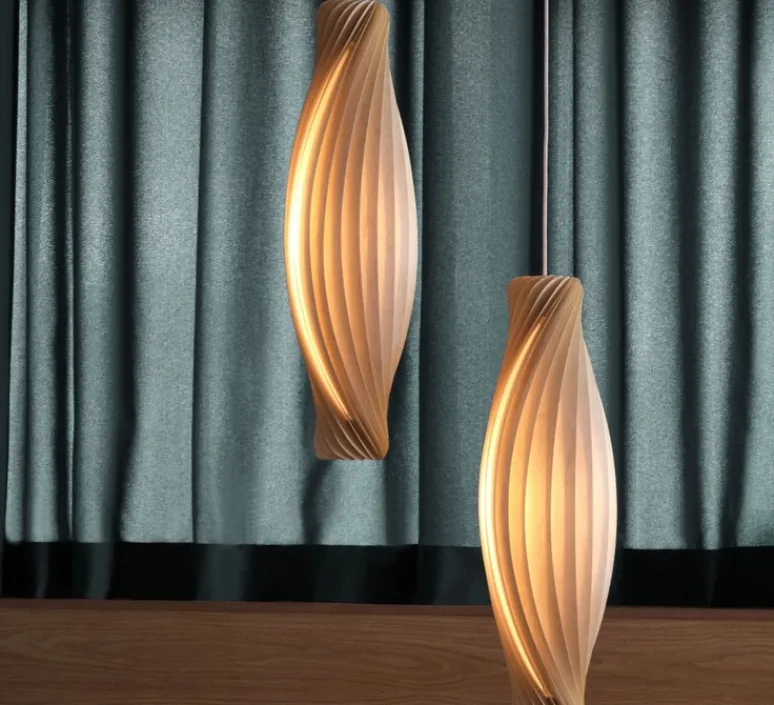 Suspension*Tom Rossau Suspension, No.111, , Ø20cm, H72cm - bouleau naturel