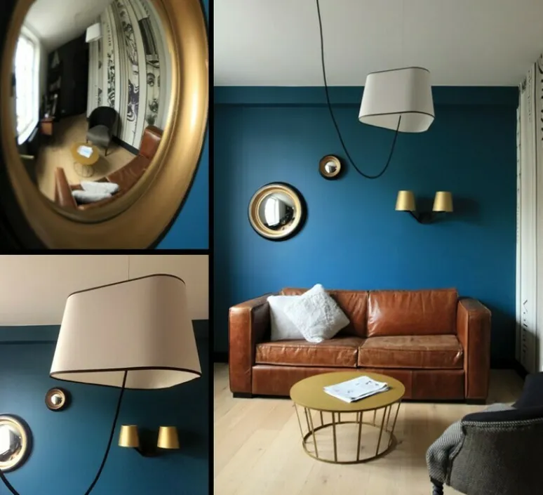 Suspension*DesignHeure Suspension nomade, Grand Nuage, , Ø43cm - blanc, noir