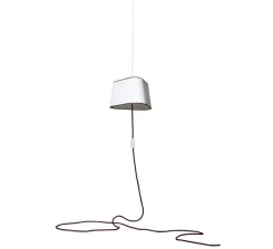 Suspension*DesignHeure Suspension nomade, Petit Nuage, , Ø24cm - blanc, noir