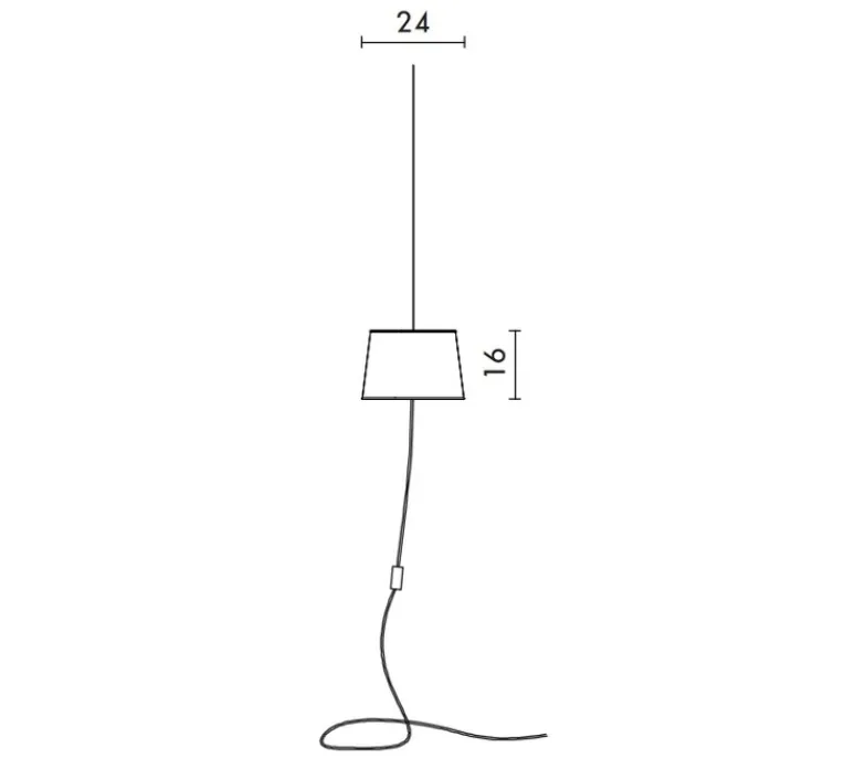 Suspension*DesignHeure Suspension nomade, Petit Nuage, , Ø24cm - blanc, noir