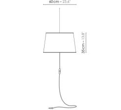 Suspension*DesignHeure Suspension nomade, XL Nuage, , Ø60cm, H35cm - beige satiné, or