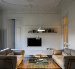 Suspension*Vibia Suspension, North 5662, , LED, dim, 2700K, 1041 lm, Ø40cm, H25cm - blanc