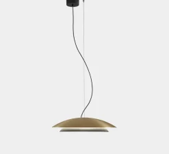 Suspension*LEDS C4 Suspension, Noway, , LED, 3000K, 813 lm, Ø47,7cm, H10,5cm - laiton