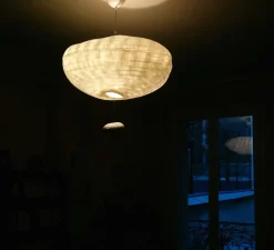 Suspension*Celine Wright Suspension, Nuage, Giboulée, , L50 cm, H35cm - Celine-Wright blanc