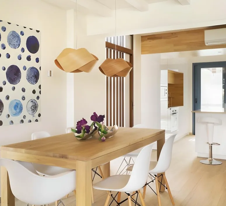 Suspension*LZF Suspension, Nut S, , Ø42cm, H21cm - hêtre naturel