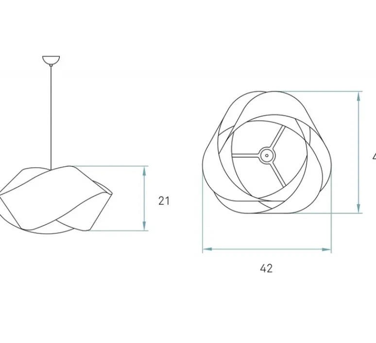 Suspension*LZF Suspension, Nut S, , Ø42cm, H21cm - hêtre naturel