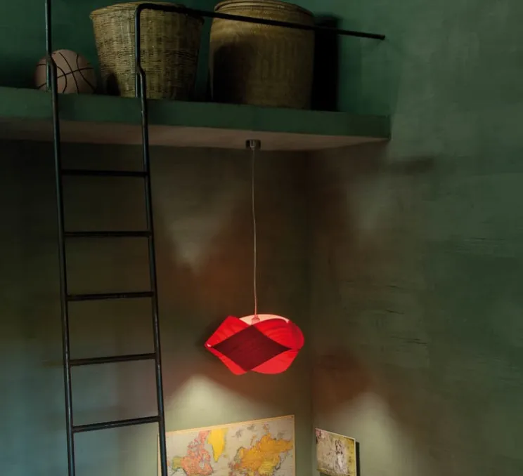 Suspension, Nut S, rouge, Ø42cm, H21cm - LZF