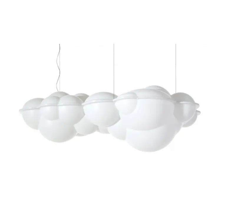 Suspension*Nemo Lighting Suspension, Nuvola minor, , LED, 2700k, 8000lm, L100cm, H37cm - blanc