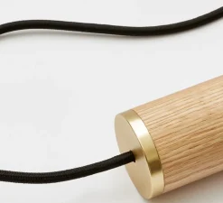 Suspension*Tala Suspension, Oak Triple, Voronoi II, , IP54, Ø25cm, Hcm - bois, blanc