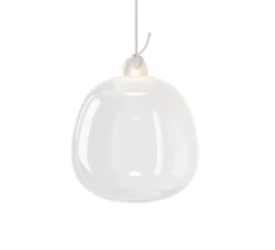 Suspension*Lodes Suspension, Oblo Small sans rosace, , LED, dim, 2700K, 1280 lm, Ø21cm, H24,3cm - transparent