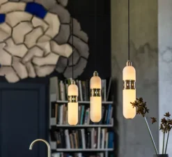 Suspension*Bert frank Suspension, occulo, , Ø10cm, H46cm - laiton brossé