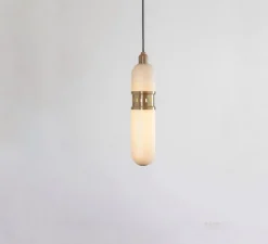 Suspension*Bert frank Suspension, occulo, , Ø10cm, H46cm - laiton brossé