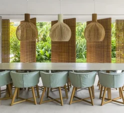 Suspension*Secto Design Suspension, Octo 4240, , LED, 3000K, 1060lm, Ø54cm, H68cm - bouleau